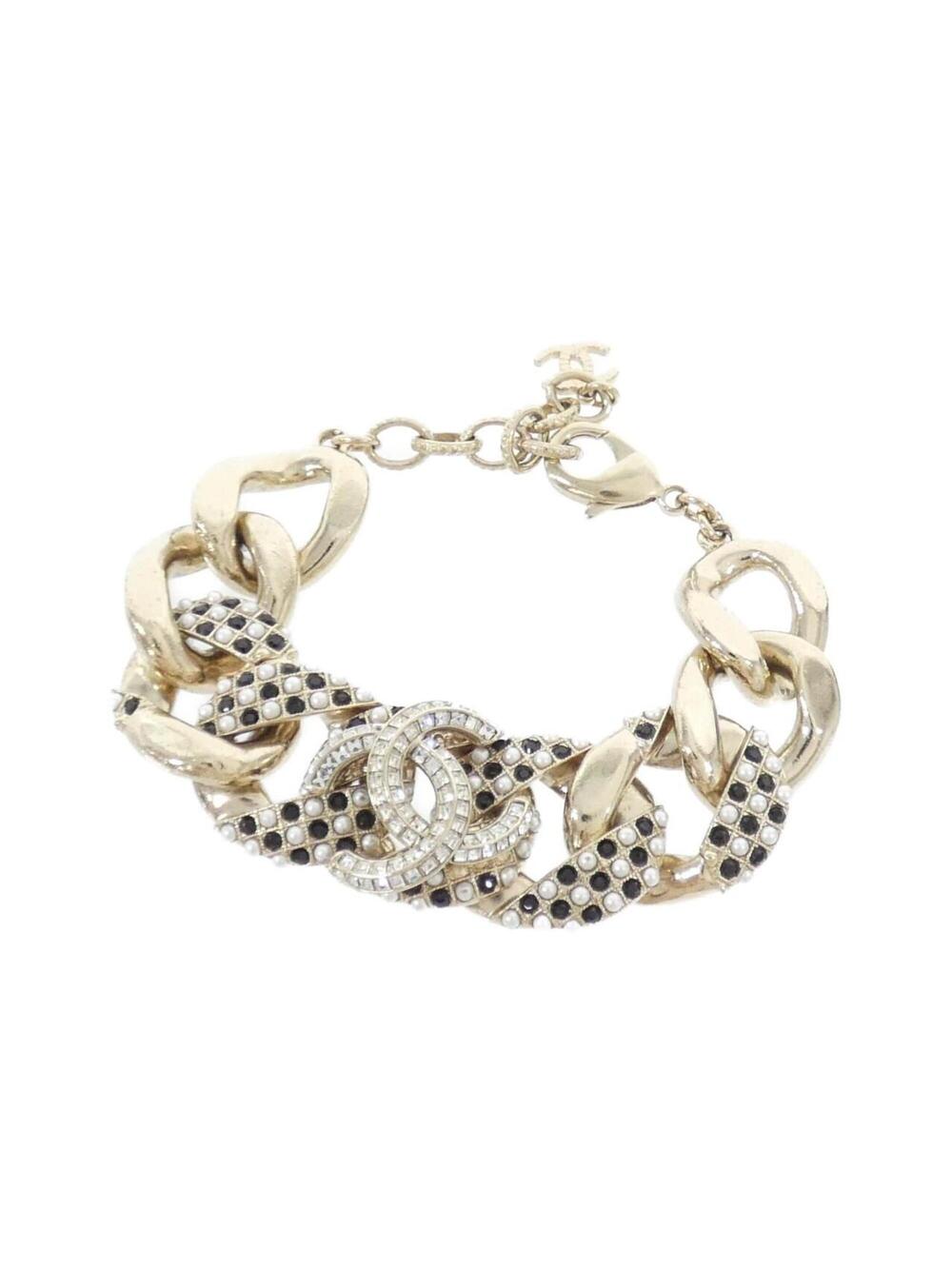 Chanel Bracelet Artificial Pearl Black #299575C11B